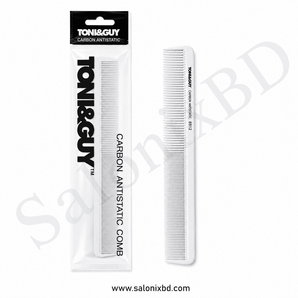 Toni&Guy Carbon Antistatic Comb 8912 (White)