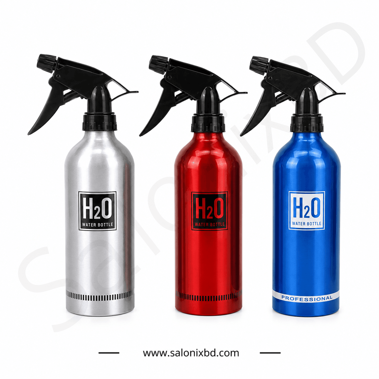 H2O Professional Aluminum Spray Bottle (Salon Water Spray Bottle)