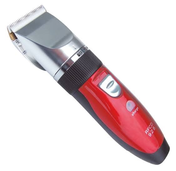 GDR RFCD-928 Beard Trimmer & Hair Clipper - Black ডাবল ব্যাটারি, স্টেইনলেস স্টিল ব্লেড, দীর্ঘ ব্যাটারি ব্যাকআপ,