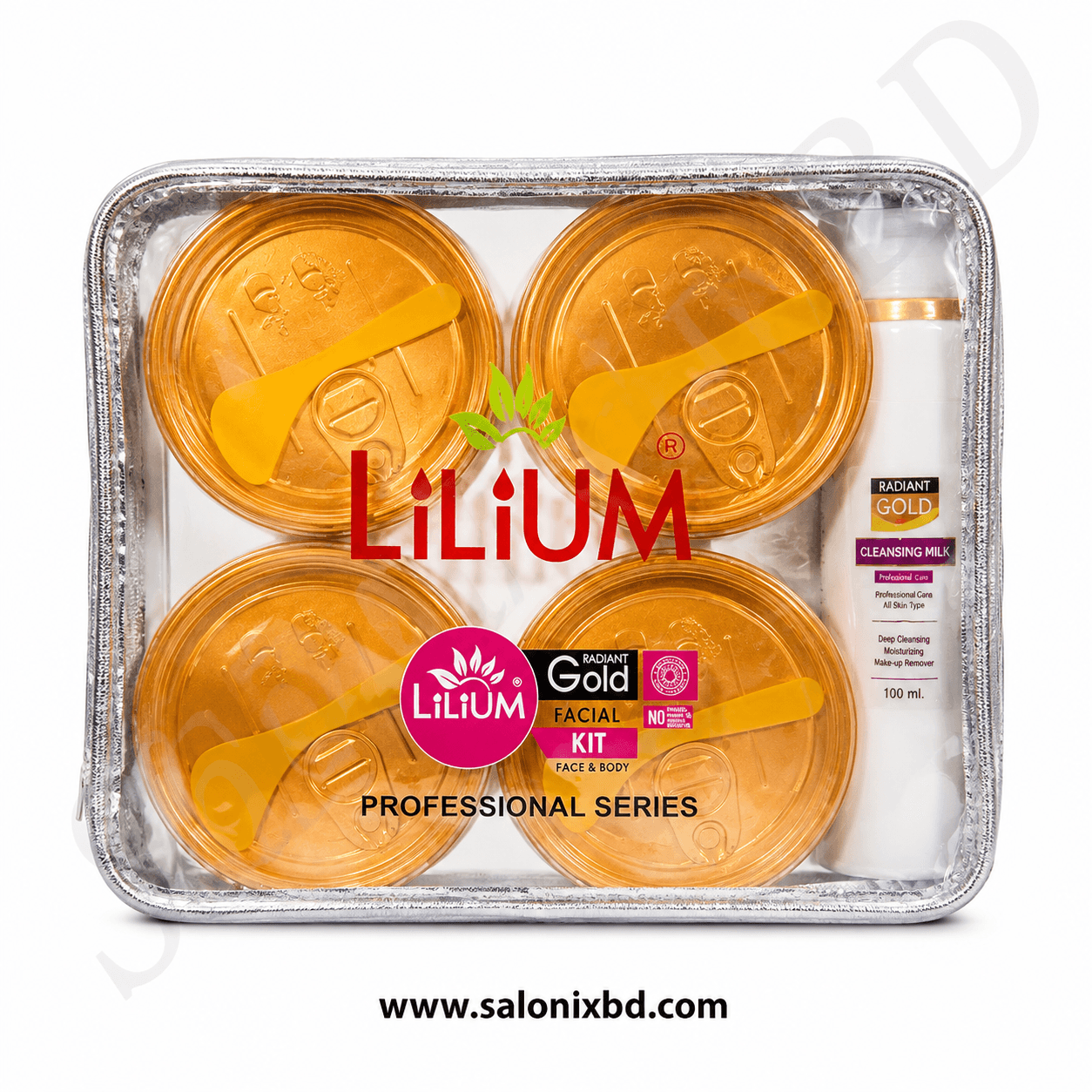 LiLiUM Radiant Gold Facial Kit (Professional Series) – Face & Body