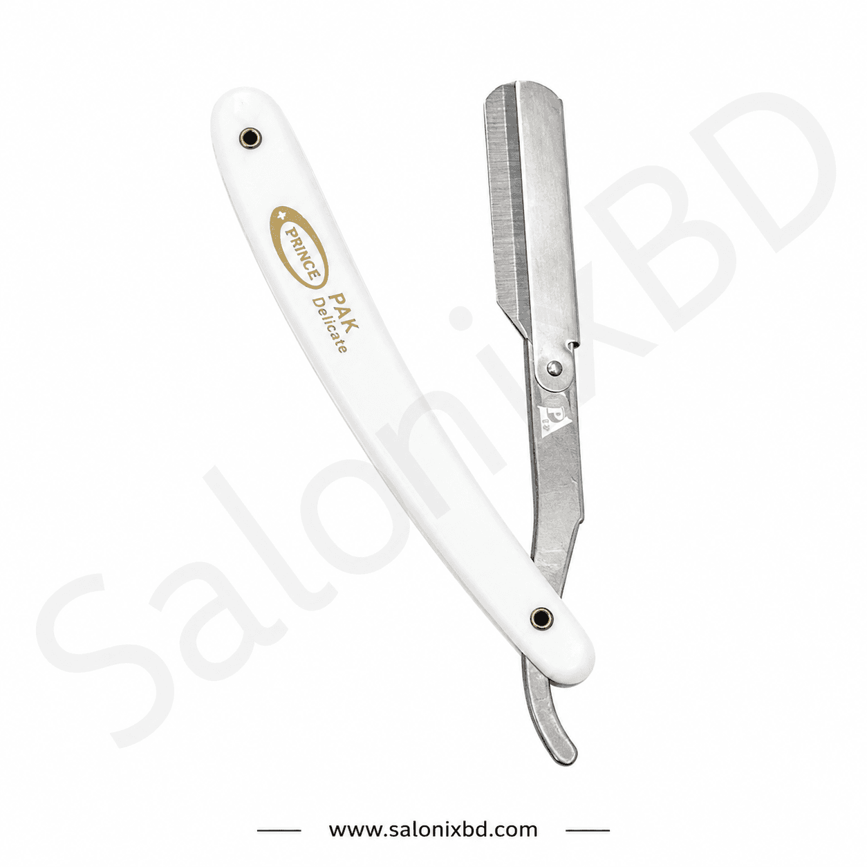 Prince Pak Delicate Straight Razor Holder (White)