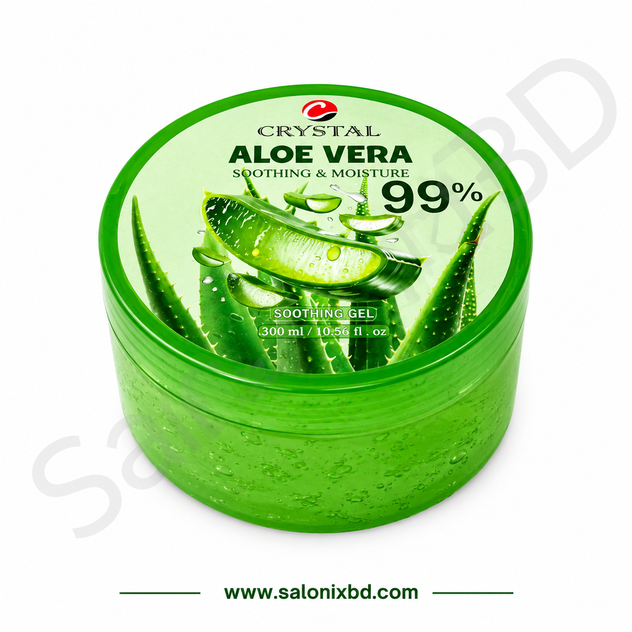 Crystal  99% Aloe Vera সমৃদ্ধ স্যুথিং জেল (500ml)