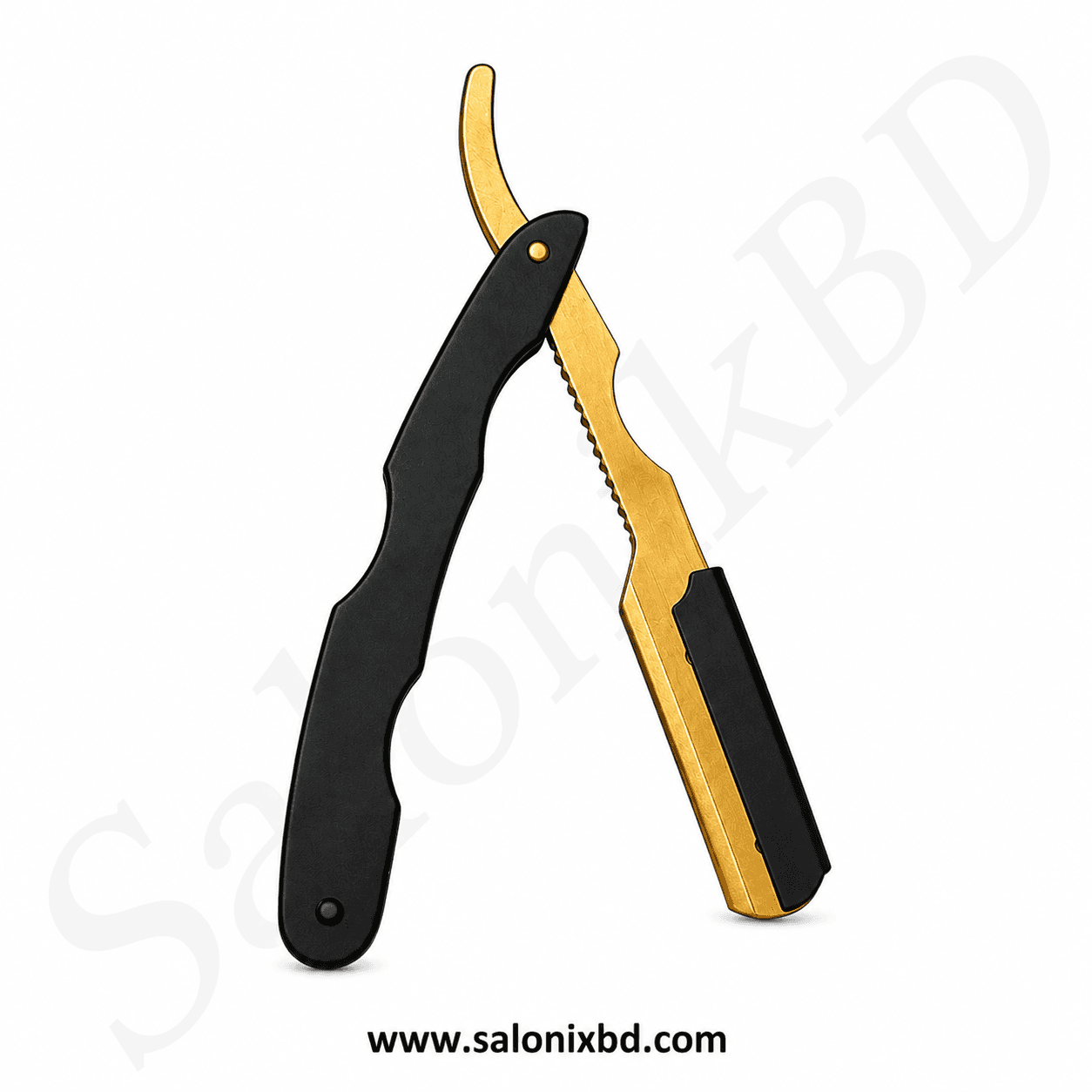 V.I.P গোল্ড প্রফেশনাল খুর (Gold Professional Straight Razor) সম্পূর্ণ প্রিমিয়াম গোল্ড ফিনিশ স্টেইনলেস স্টিল ব্লেড