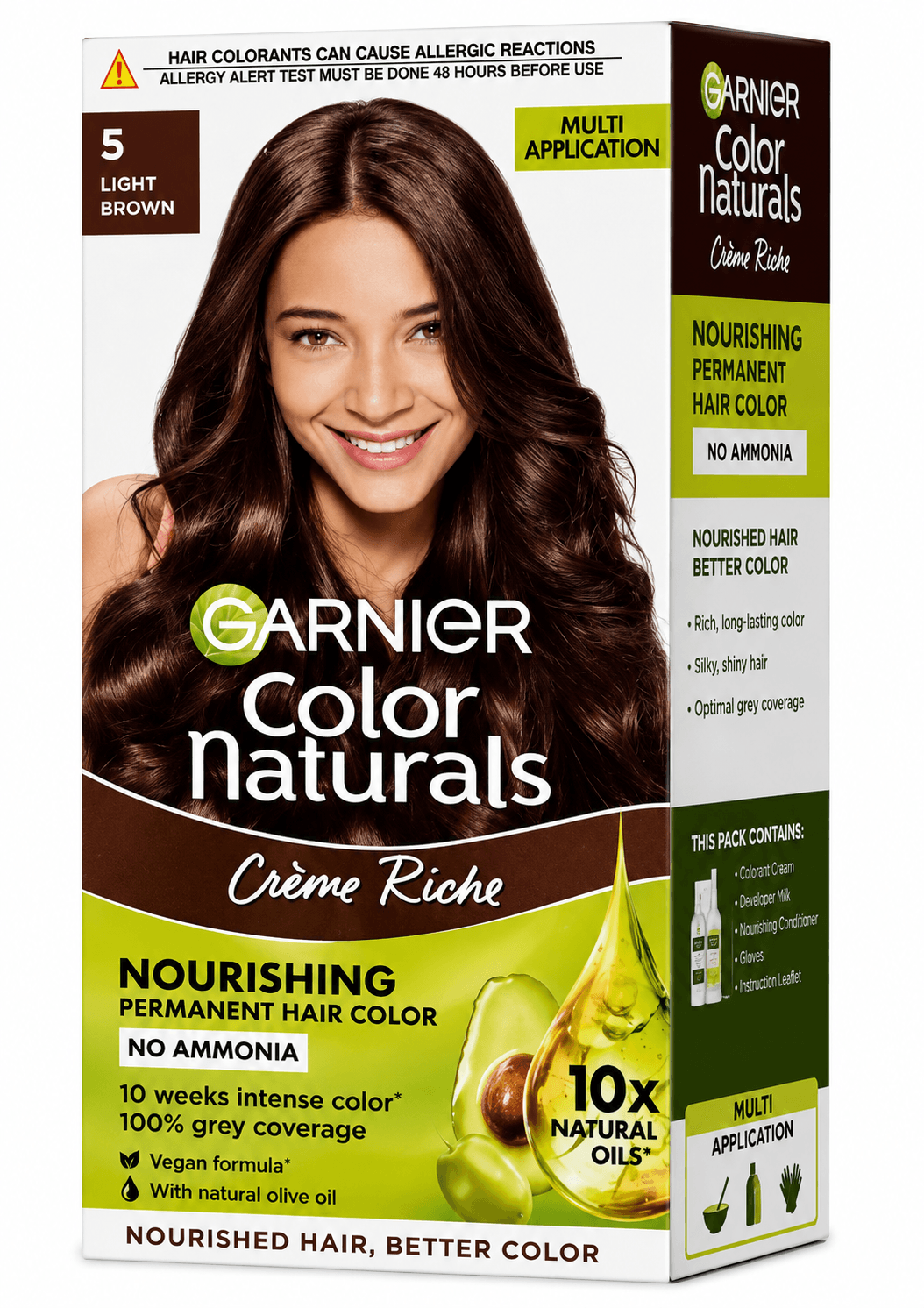 Garnier Color Naturals Crème Riche Hair Color 5 Light Brown