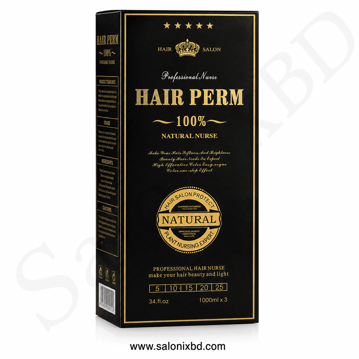 Hair Perm Professional Nurse 1000ml (পার্মিং লোশন) ৩ বোতল