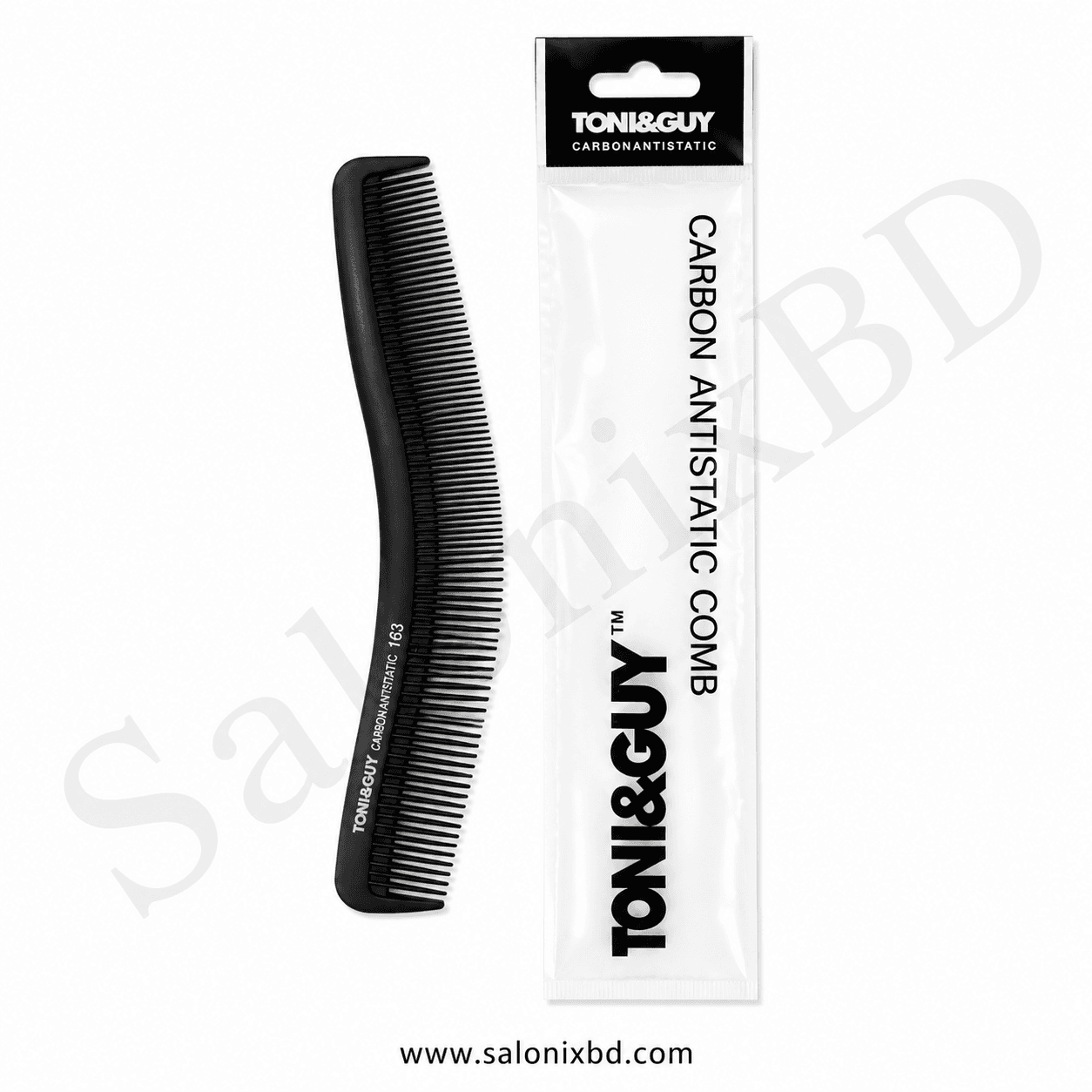 Toni&Guy Carbon Antistatic Comb 163 (Black)