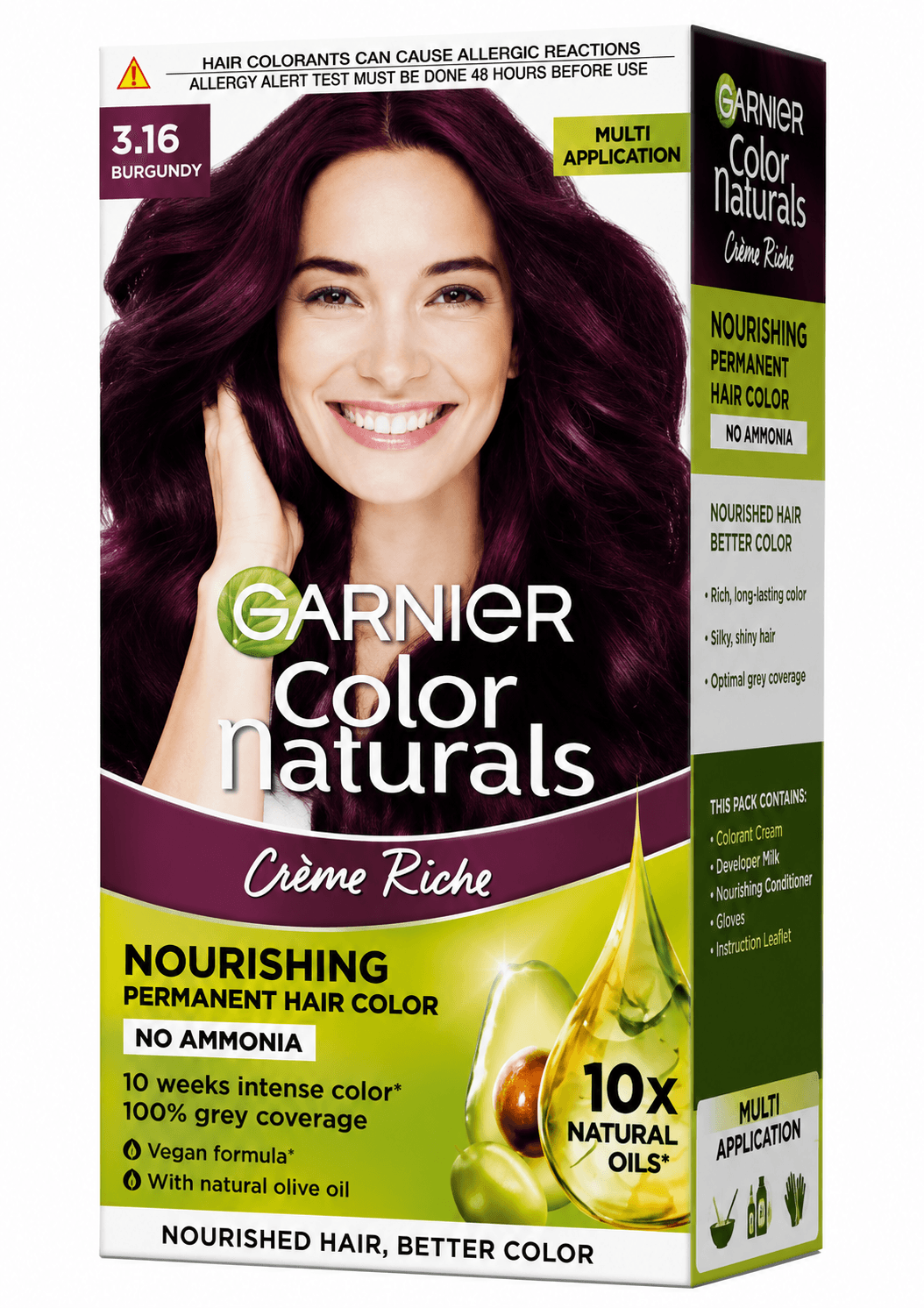 Garnier Color Naturals Crème Riche Hair Color 3.16 – Burgundy