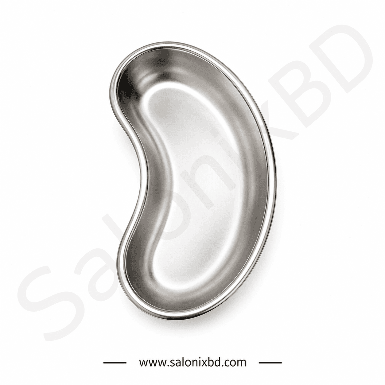 V.I.P স্টেইনলেস স্টিল কিডনি ট্রে (Kidney Tray) – সেলুন ও বারবার টুল ট্রে (বড়)