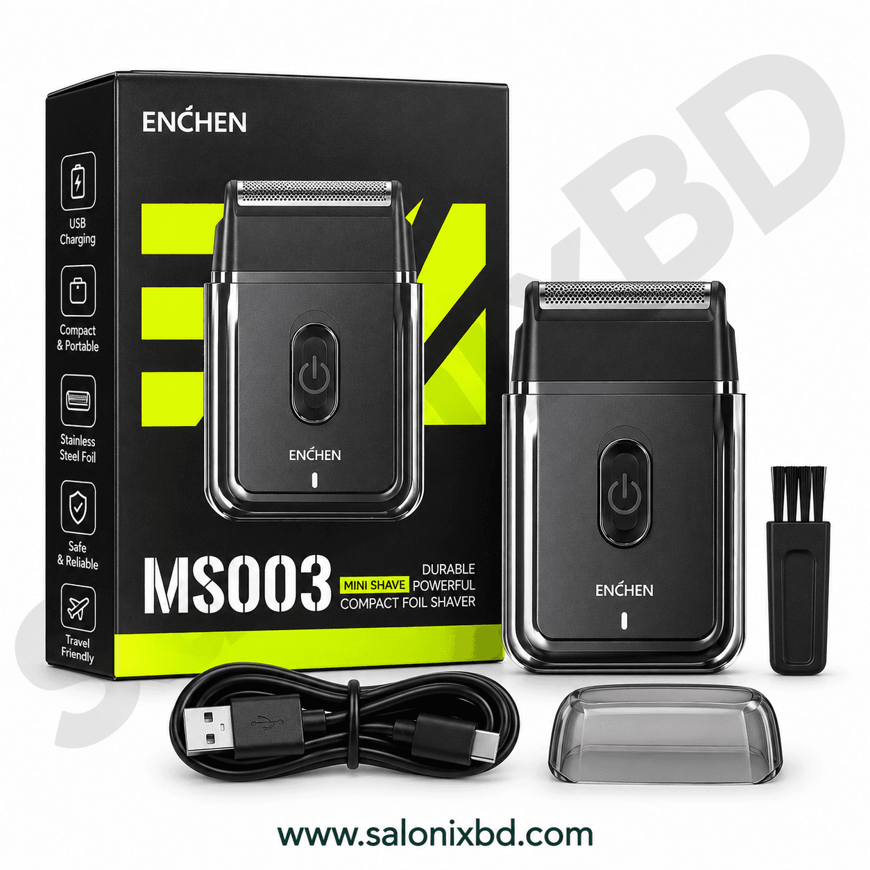 ENCHEN MS003 Mini Electric Foil Shaver একটি compact ও portable electric shave