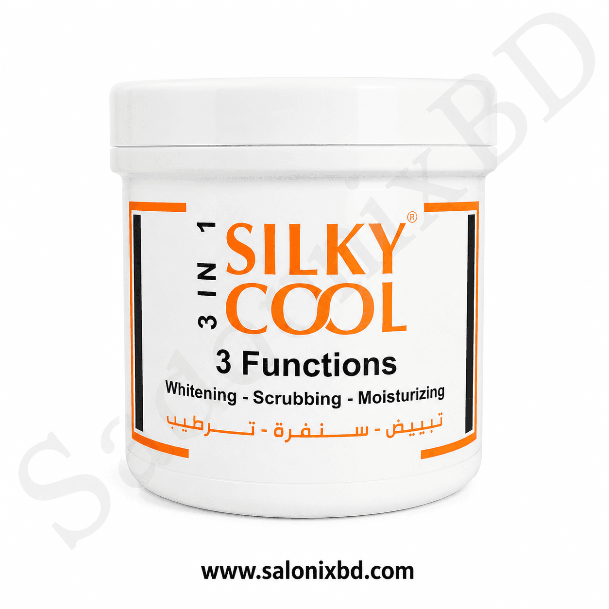 Silky Cool 3 in 1 – Whitening • Scrubbing • Moisturizing (3 Functions)