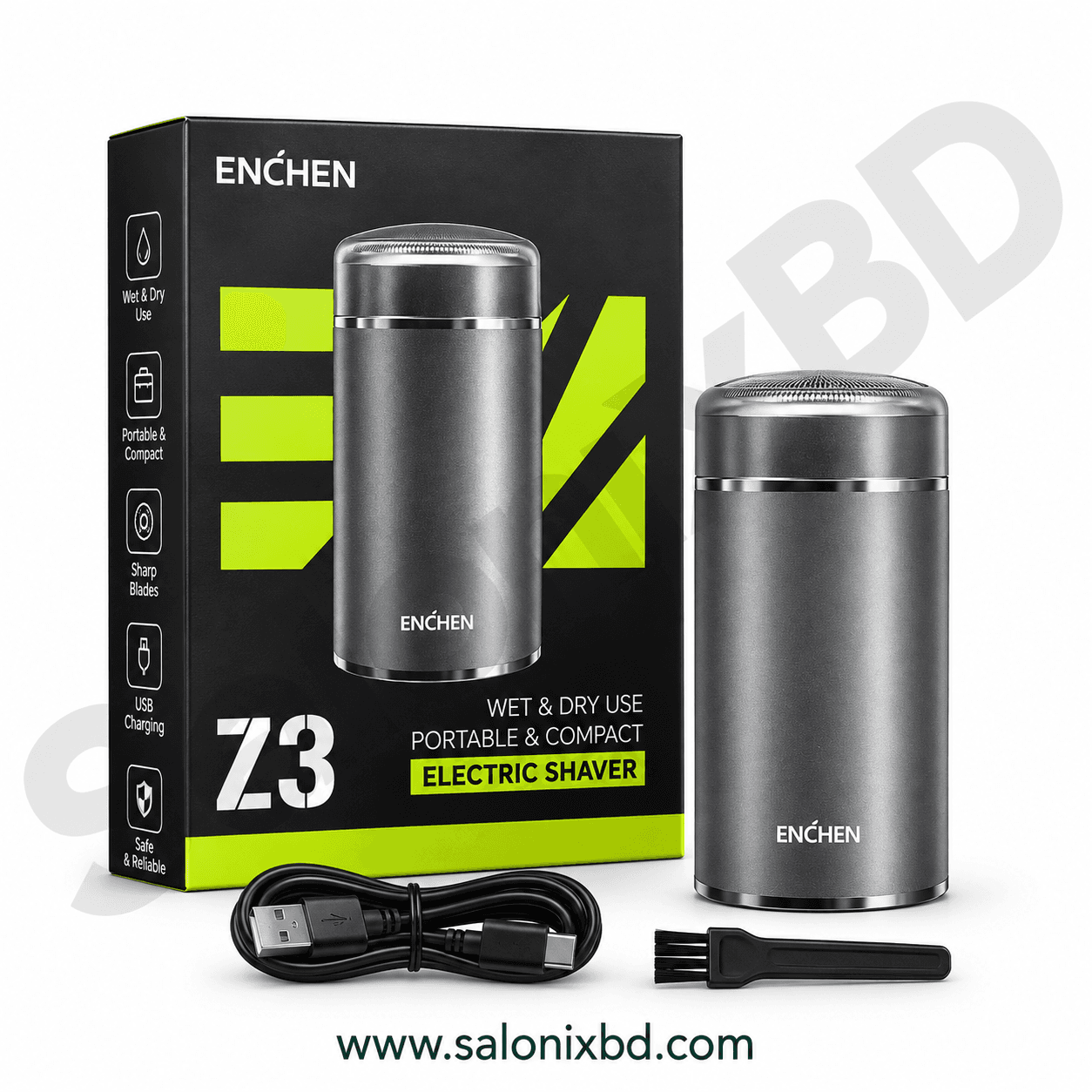 ENCHEN Z3 Electric Shaver যা দৈনন্দিন shaving ও grooming-এর জন্য সুপার জিরো 0  করা যায়