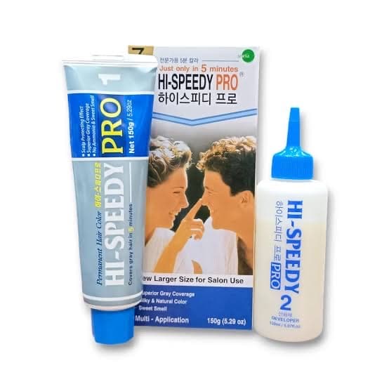 Hi-Speedy Pro Hair Color Natural Black 7 (150g)