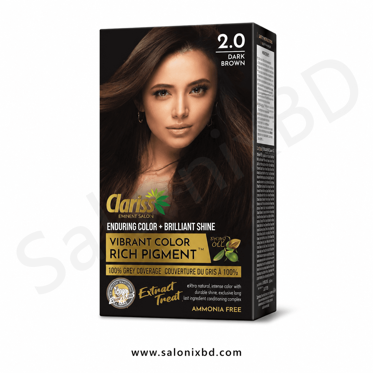 Clariss Enduring Color Hair Color 2.0 Dark Brown