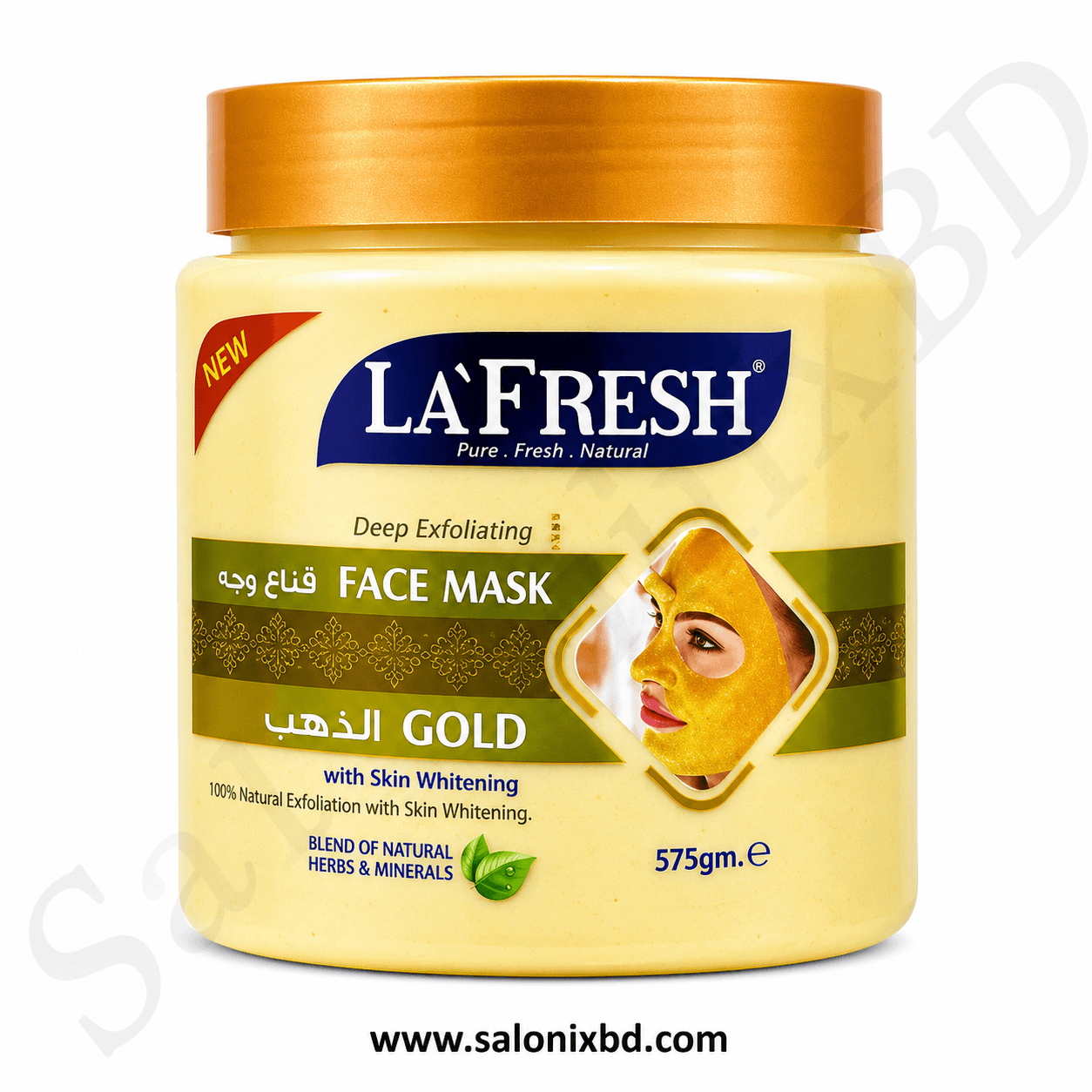 LA'FRESH Gold Face Mask 575gm