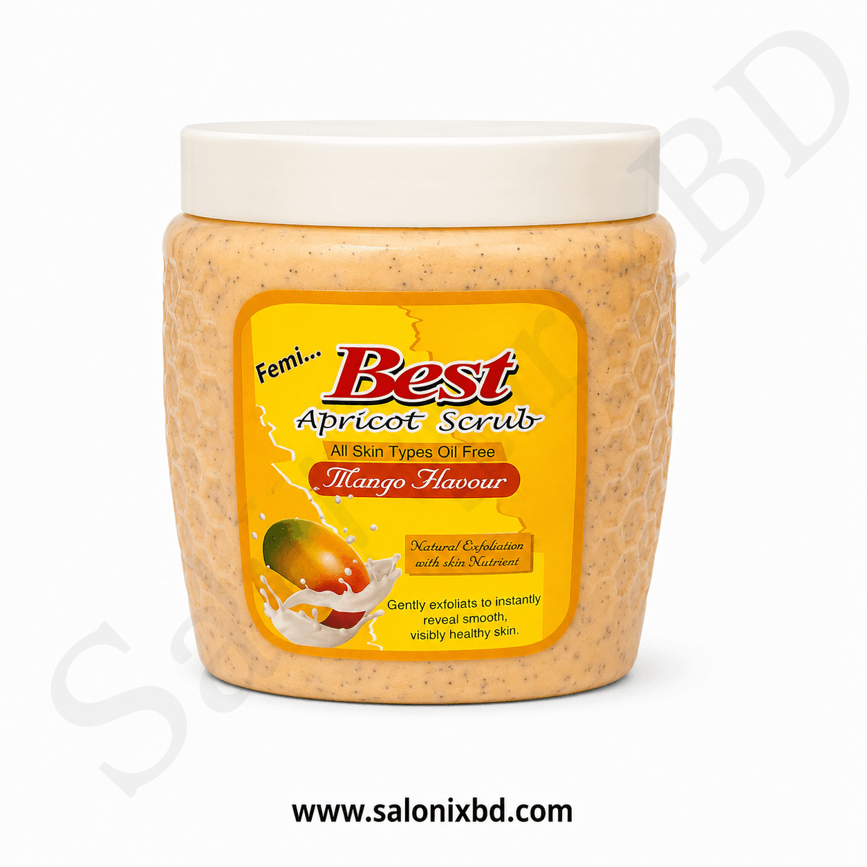 Best Apricot Scrub (Mango Flavour) একটি প্রিমিয়াম কোয়ালিটির স্ক্রাব ১ কেজি