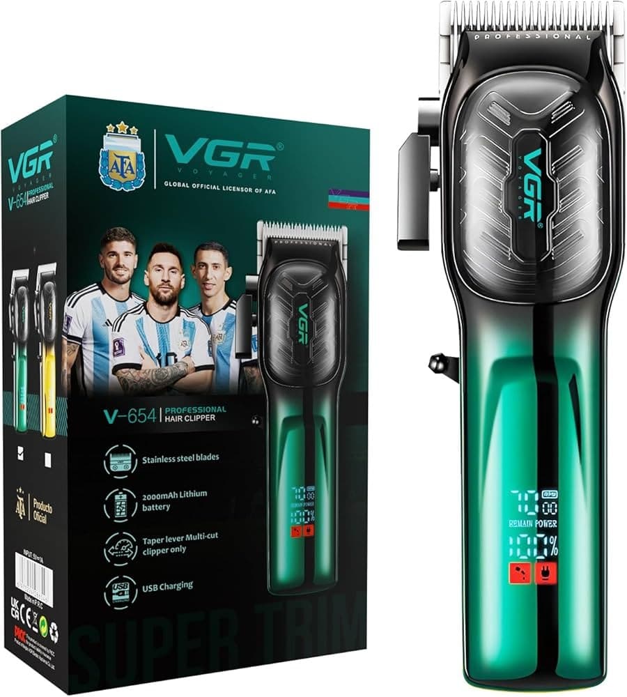 VGR V-654 Professional Hair Clipper AC-DC