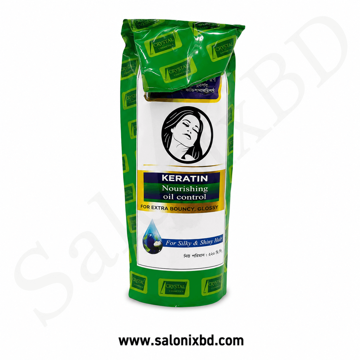 Crystal Keratin Nourishing Oil Control Shampoo Conditioner হলো কেরাটিন সমৃদ্ধ একটি হেয়ার কেয়ার পণ্য