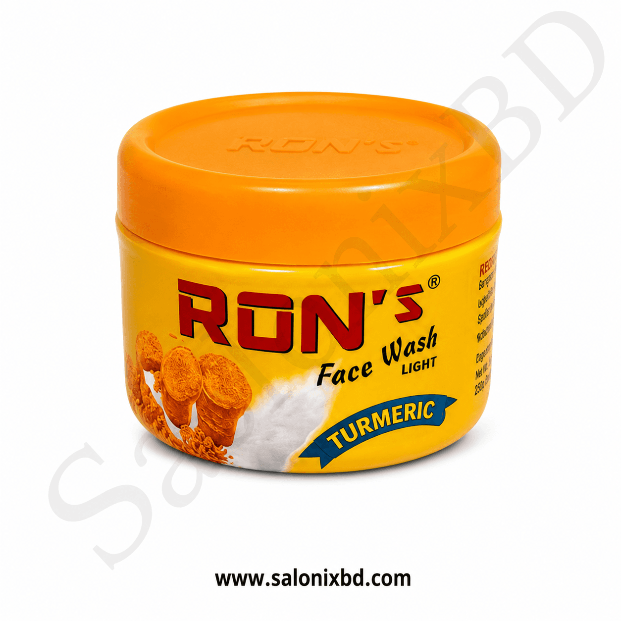 RON'S Face Wash Light (250gm) ত্বকের গভীর থেকে ময়লা ও অতিরিক্ত তেল পরিষ্কার করতে সহায়ক