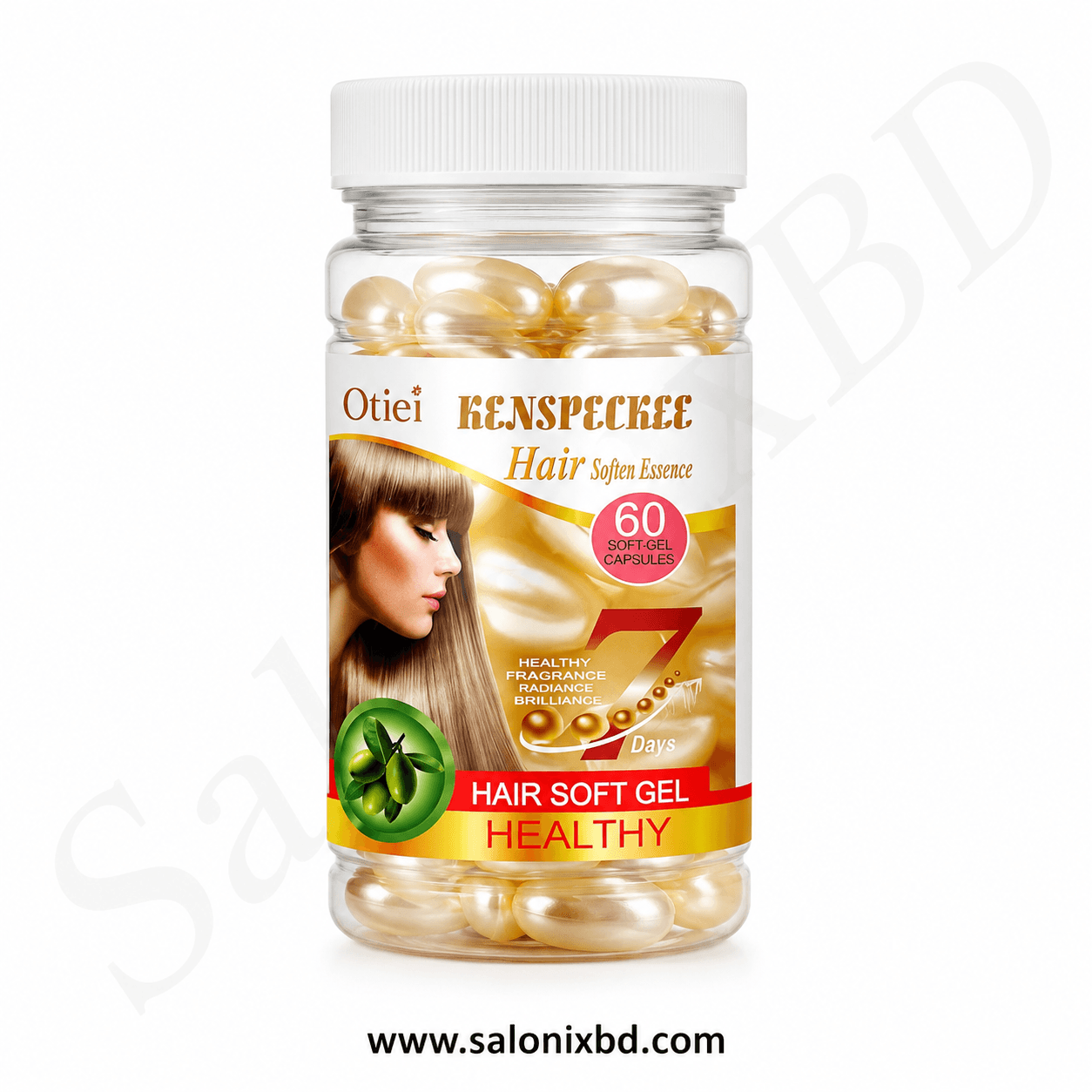 Otiei KENSPECKEE Hair Soften Essence Soft Gel Capsules চুলের জন্য একটি পুষ্টিকর হেয়ার সিরাম ক্যাপসুল