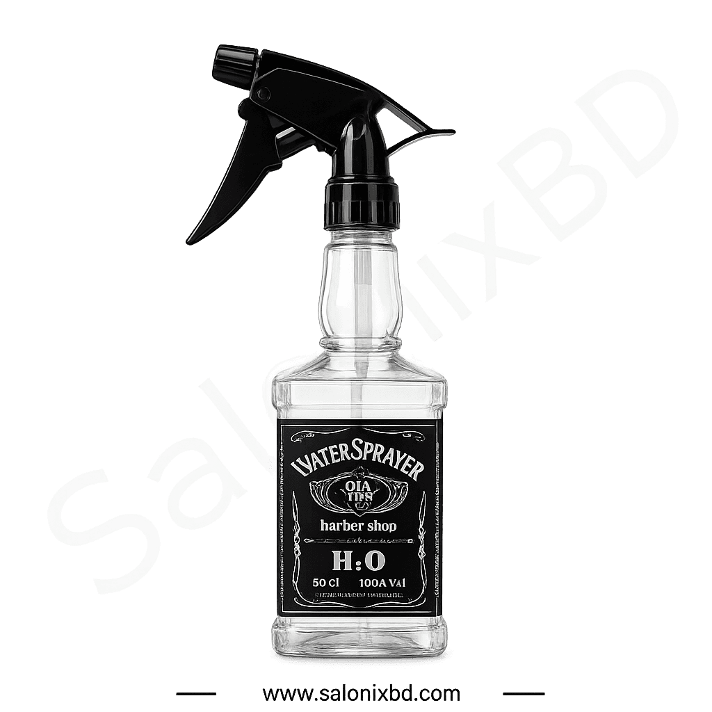 ব্ল্যাক বার্বার ওয়াটার স্প্রে বোতল (Black Barber Water Sprayer)