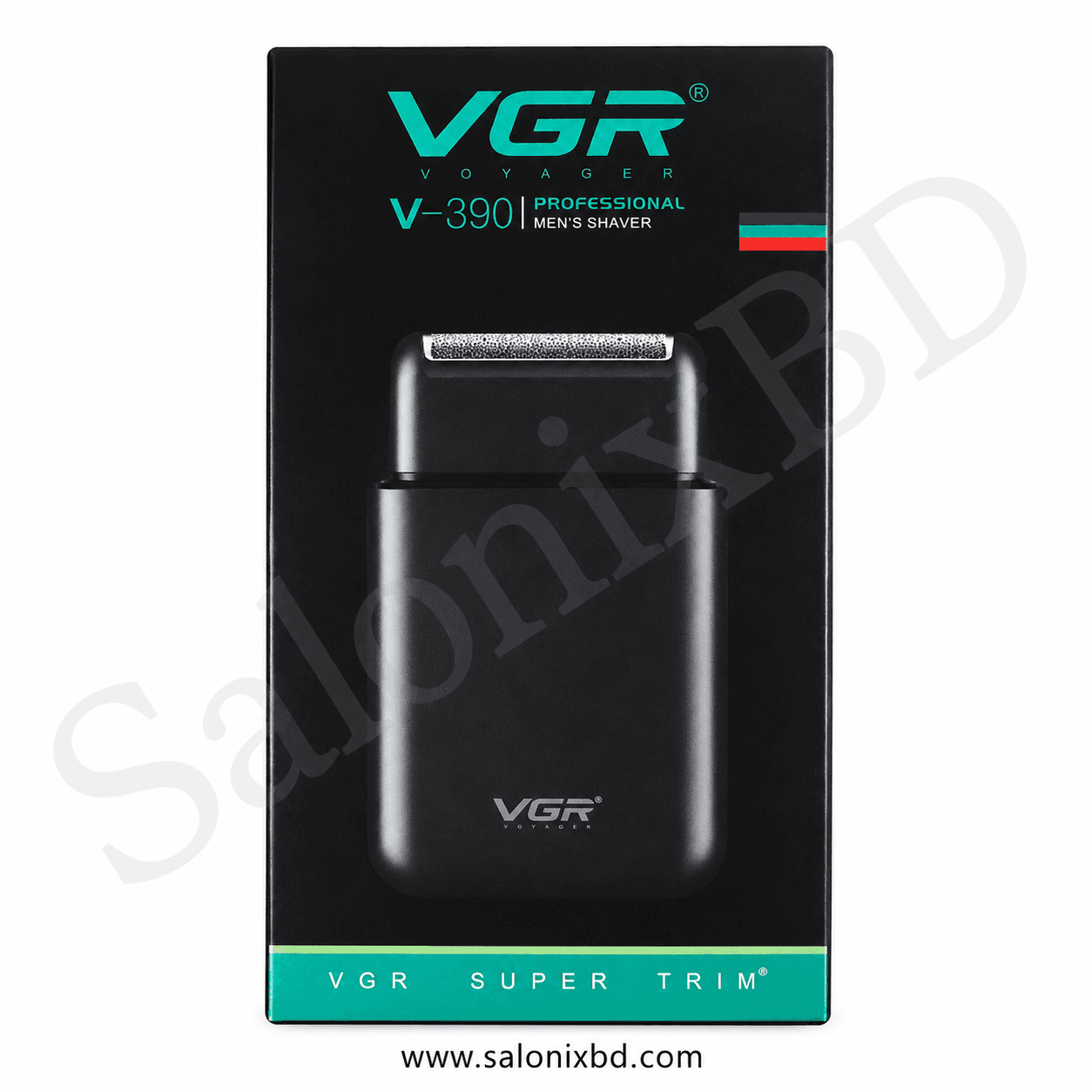 VGR V-390 Professional Men’s Shaver পুরুষদের দৈনন্দিন দাড়ি শেভিং ও গ্রুমিংয়ের জন্য একটি কমপ্যাক্ট রিচার্জেবল ফয়েল শেভার