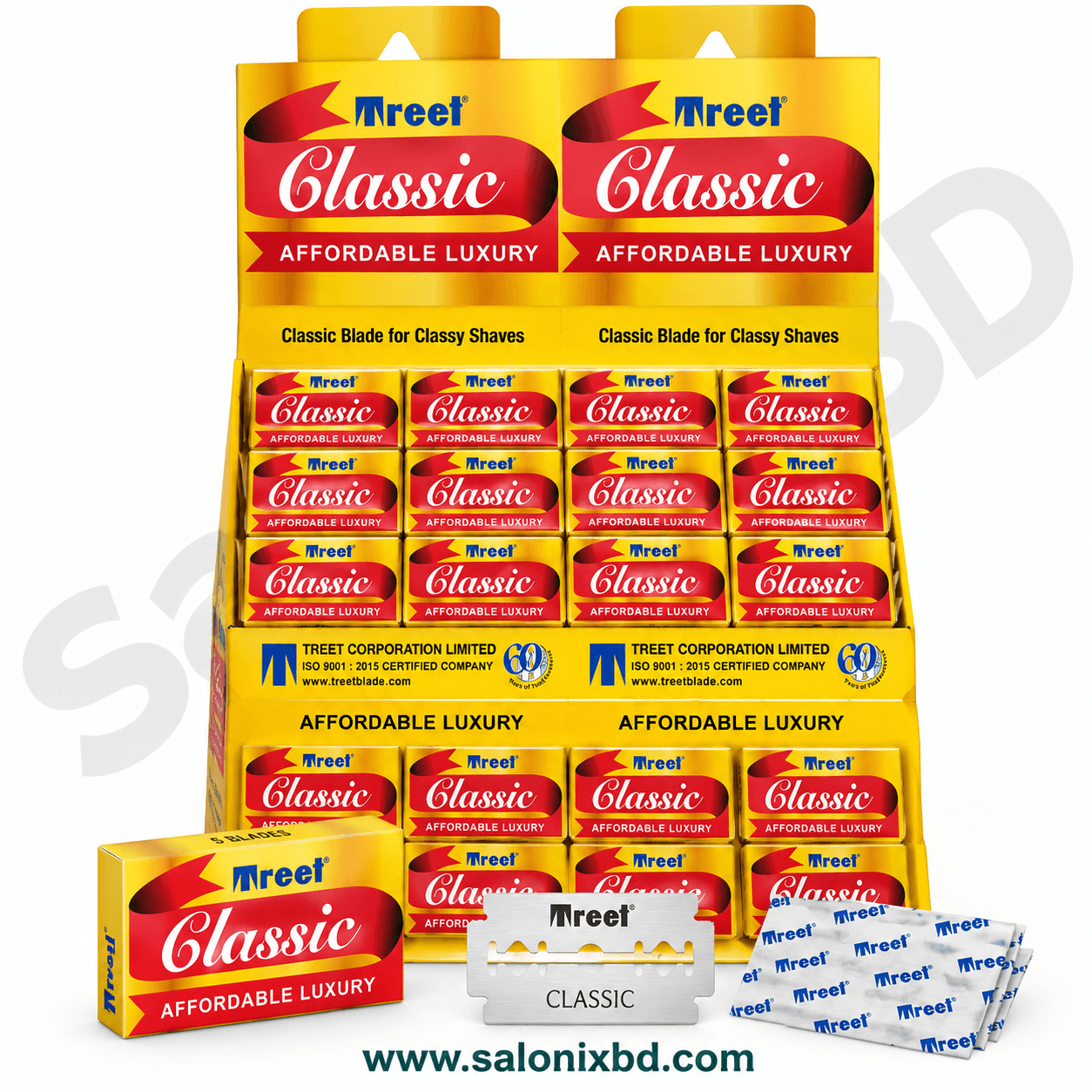 Treet Classic Double Edge Razor Blade অরিজিনাল পাকিস্তানের তৈরি ১০০ পিস