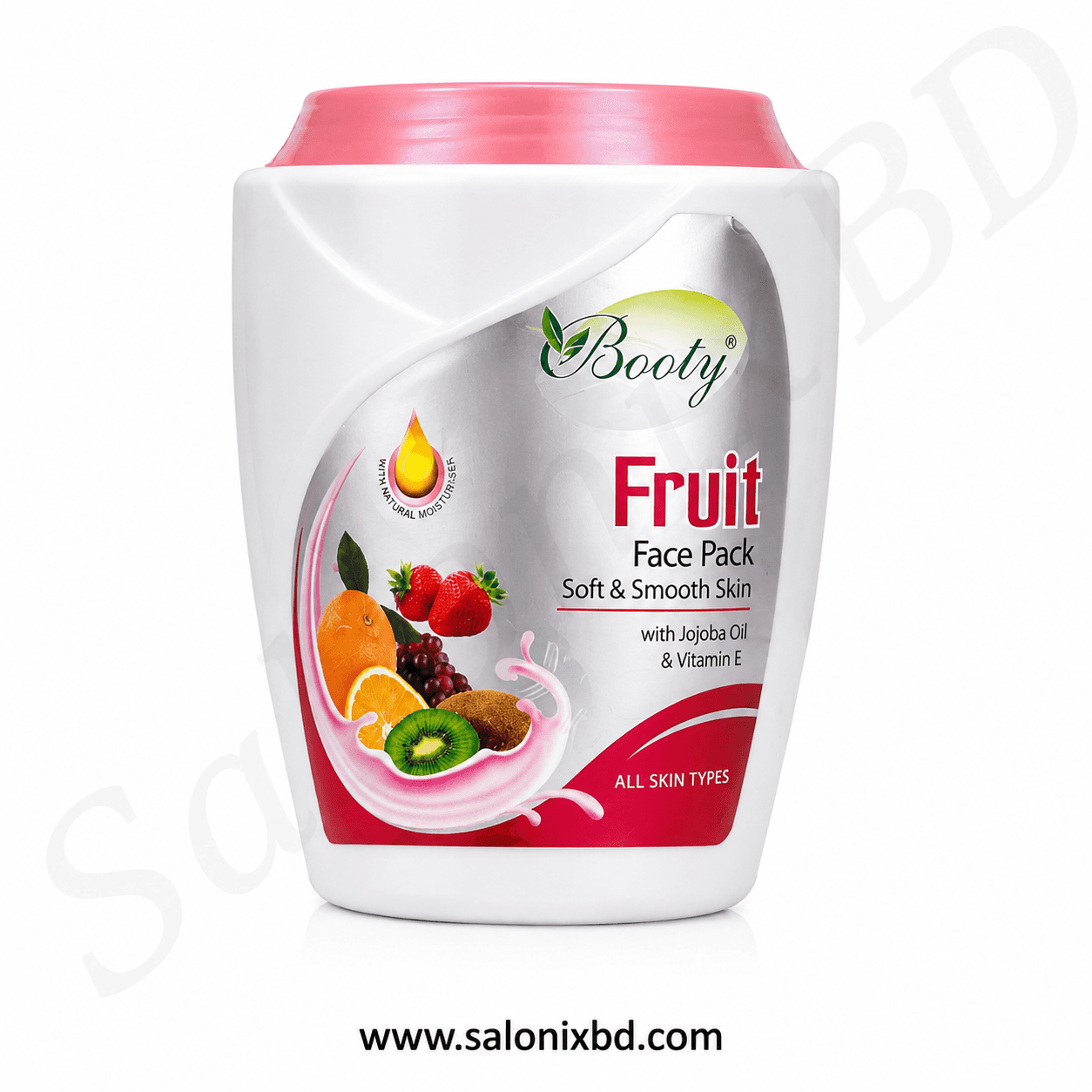 Booty Fruit Face Pack – Soft & Smooth Skin Jojoba Oil ও Vitamin E একটি ফলের নির্যাসসমৃদ্ধ ফেস প্যাক