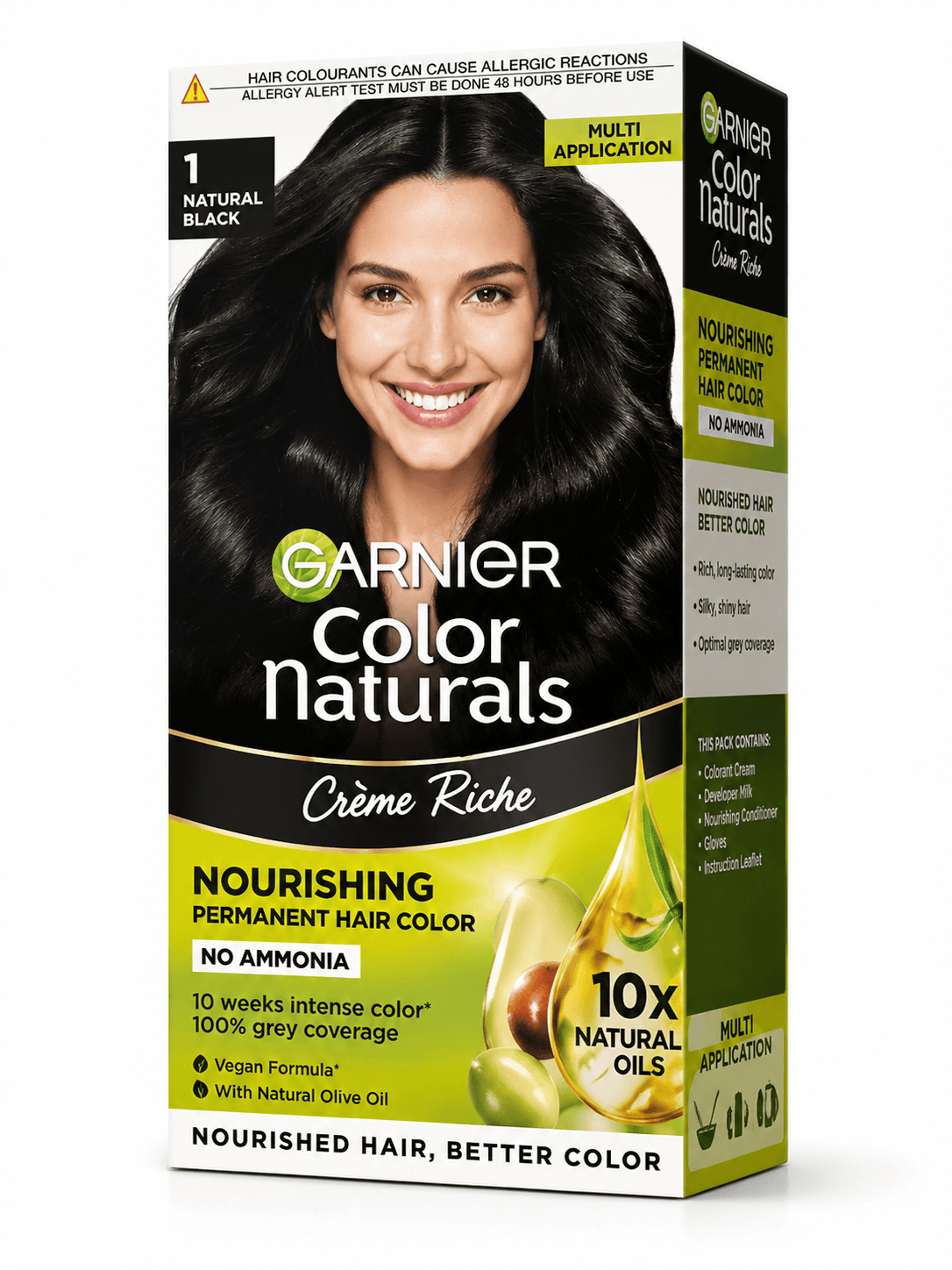 Garnier Color Naturals Crème Riche Hair Color – Natural Black