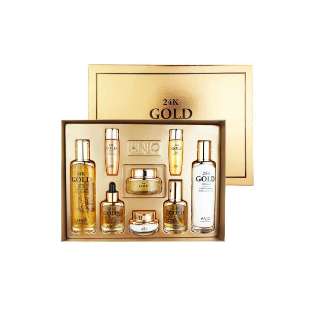 কোরিয়ান Anjo Professional 24K Gold Skin Care 6 Set